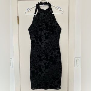 Black cocktail dress
